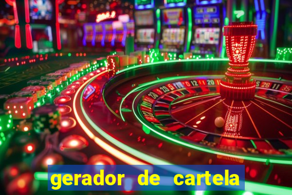 gerador de cartela de bingo